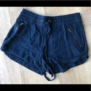Women’s cloth shorts with pockets size M Navy Blue
